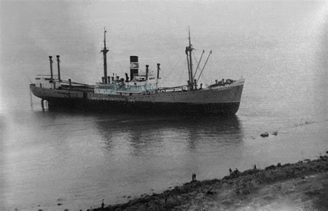 42 SS Germania aground at Beachy Head, Sussex, part of Gravelroots Vintage Trail