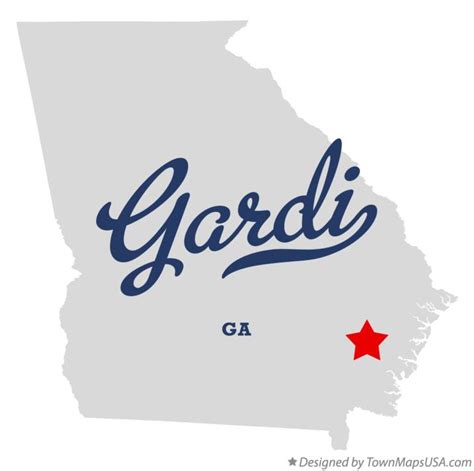 Map of Gardi, GA, Georgia