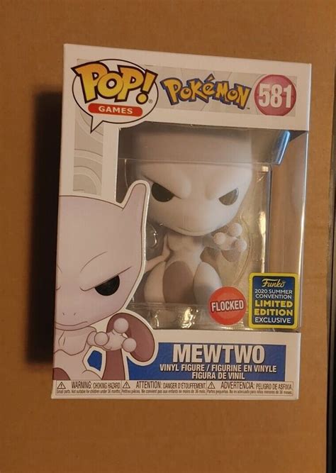 Mavin | Funko Pop Pokemon Mewtwo SDCC 2020 Flocked Shared