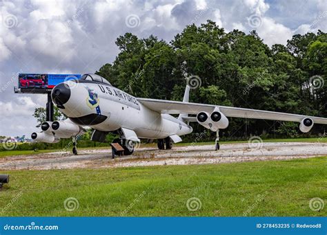 Strategic Air Command Boeing B-47 Stratojet Bomber on Display at the ...