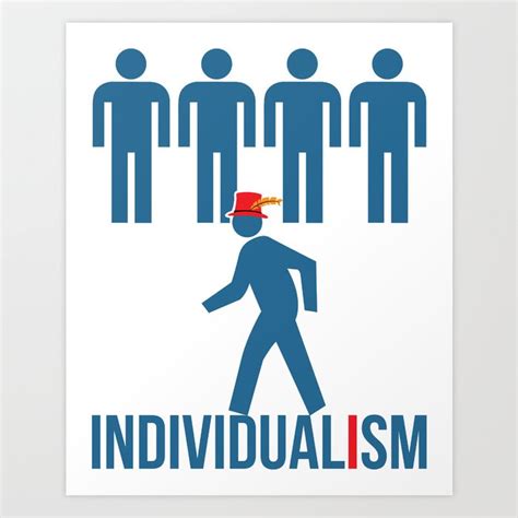 Individualism Art Print by Scribe Grin | Society6