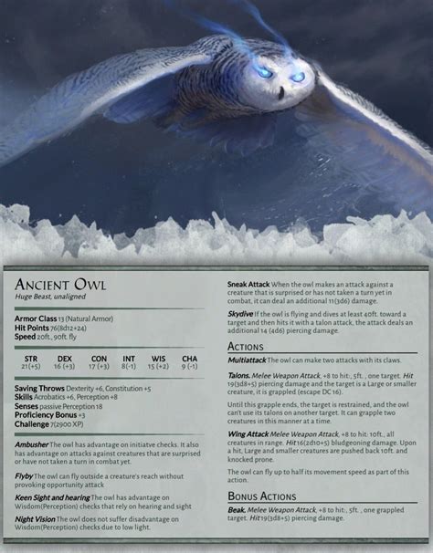 Ancient Owl in 2023 | Mythical creatures fantasy