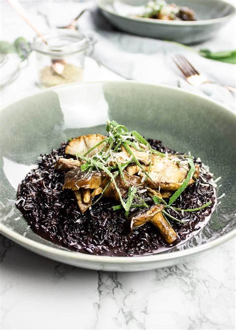 Black Rice Risotto with Shiitake Mushrooms | The Anti-Cancer Kitchen