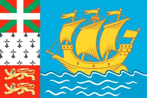 Flag of Saint Pierre and Miquelon - Flags of the Americas - Free ...