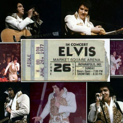 June 26, 1977 - Elvis performs his last concert. Elvis Presley Last Concert, Elvis Memorabilia ...