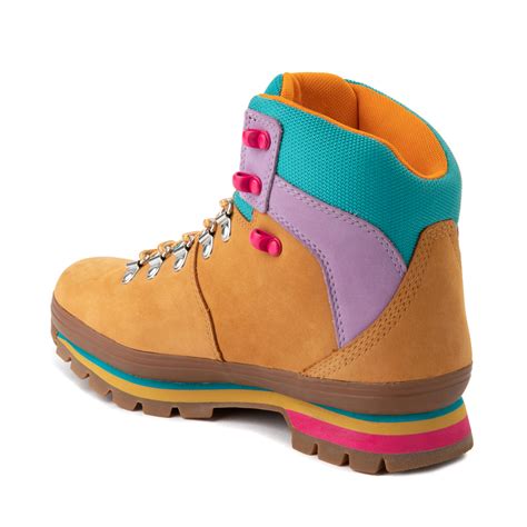 Womens Timberland Euro Hiker Boot - Wheat / Purple / Turquoise | Journeys