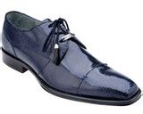 Belvedere Mens Blue Eel Skin Ostrich Shoes Mare 2P7