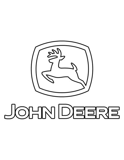 John Deere Tractor Coloring Page - Coloring Home