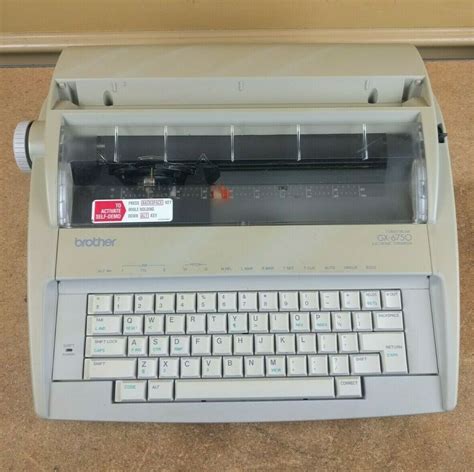 Brother Gx 6750 Daisy Wheel Electric Typewriter