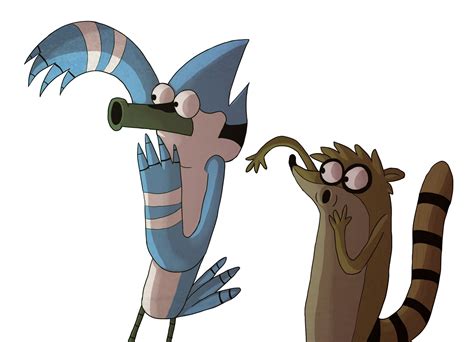 Ohhhhhhhhh!!! The regular show mordecai and Rigby | Cartoon, Disney ...