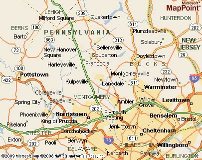 Where is Lansdale, Pennsylvania? see area map & more