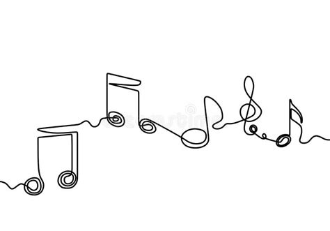 Music Note Drawing Stock Illustrations – 16,585 Music Note Drawing ...