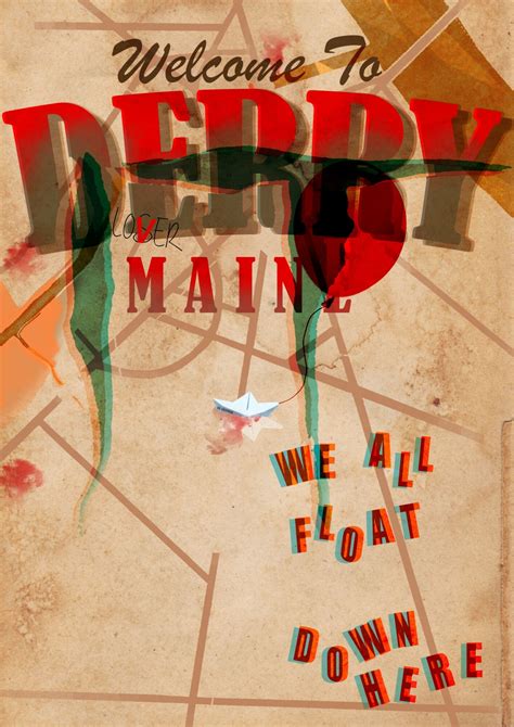 IT Movie - Welcome To Derry | Poster By KatiePlume