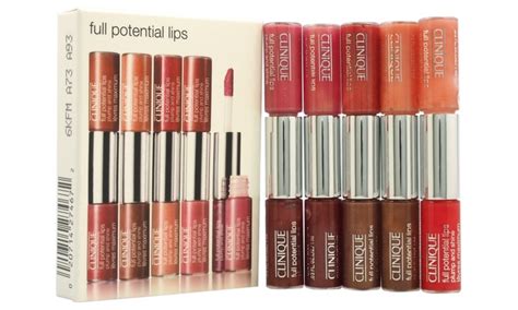Clinique Full Potential Lips Mini Duo Lip Gloss Set (5-Piece) | Groupon