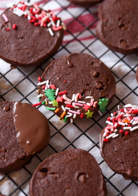 Chocolate Shortbread Cookies | Easy Shortbread Recipe!