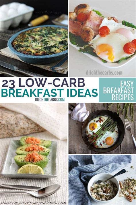 23 Easy Low Carb Breakfast Ideas - easy, quick and sugar free