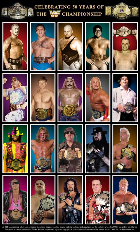 Classic/ Golden Era WWE Champions Poster by Chirantha on DeviantArt