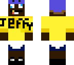 Black Jeffy | Minecraft Skin