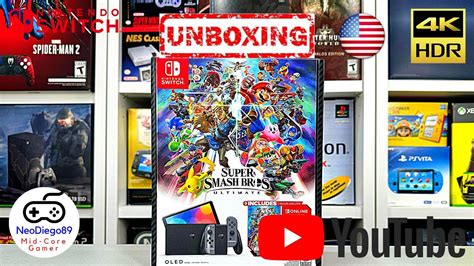 Nintendo Switch - OLED Model: Super Smash Bros Ultimate Bundle ...