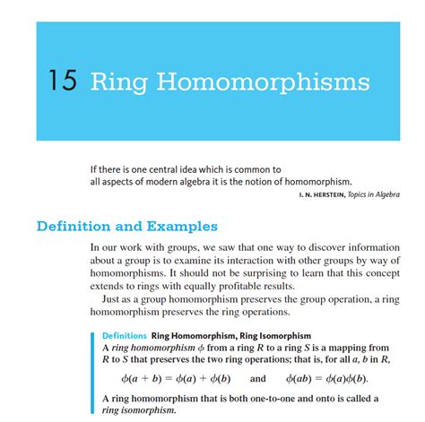 abstract algebra - For a ring homomorphism, $\phi\left ( x \right )=0$ or $\phi\left ( x \right ...