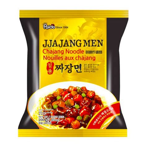 Paldo Jjajang men chajang noodle 200g Jjajangmen Korean Black Bean Noodles