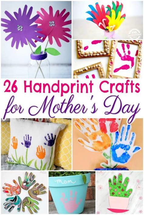 Adorable Mother's Day Handprint Crafts for Kids - Sunshine Whispers