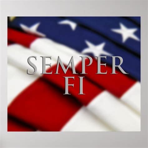 Semper Fi Poster | Zazzle