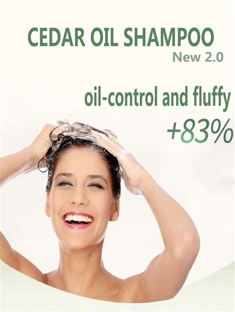750ml Fragrant & Refreshing Plant Formula Shampoo With Cedar Wood Essential Oil For All-Round ...