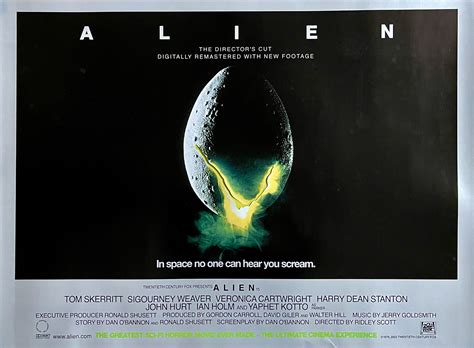 Original Alien Movie Poster - Ridley Scott - Sigourney Weaver