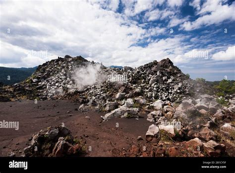 Lave field, Paricutin volcano, state of Michoacan, Mexico, Central ...