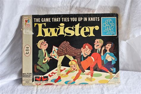 Vintage 1960s Twister Board Game by Milton Bradley C1960s - Etsy