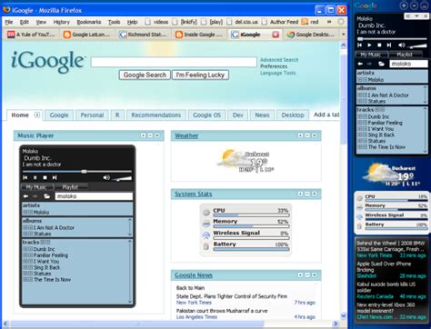Google Desktop Gadgets on Your iGoogle Page