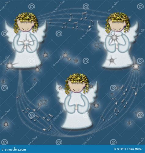 Singing Angels Royalty Free Stock Images - Image: 7018419