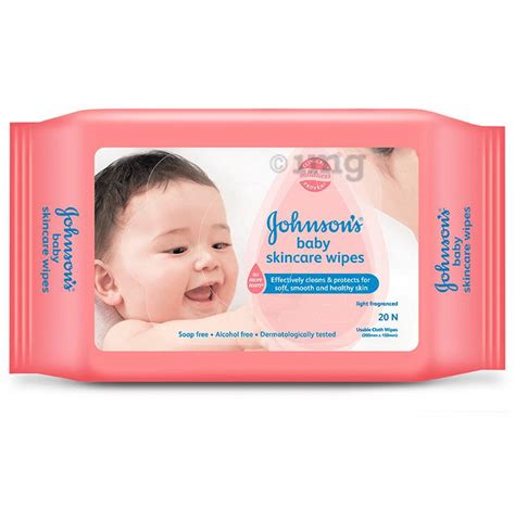 Johnson's Baby Skincare | Alcohol & Soap Free Wipes: Buy packet of 20.0 ...