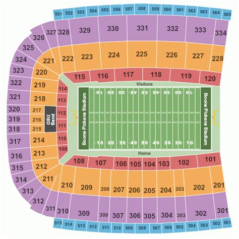 Ut Longhorn Football Seating Chart | Elcho Table