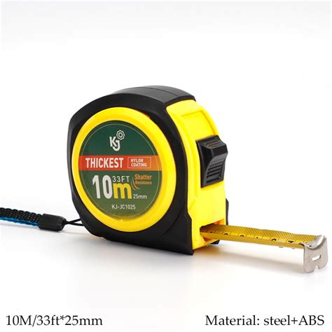 KJ measuring tape measure meter tape measure for construction steel tape measure 3M/5M/7M/10M ...