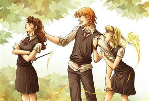 Hermione and Ron Fanart - Hermione Granger Fan Art (9556256) - Fanpop