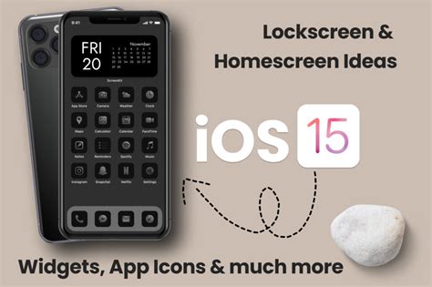 iOS15 Home Screen and Lock Screen Ideas - Screen Kit™