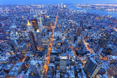 New York City at Night, Aerial View | New york cityscape, Night city, Aerial