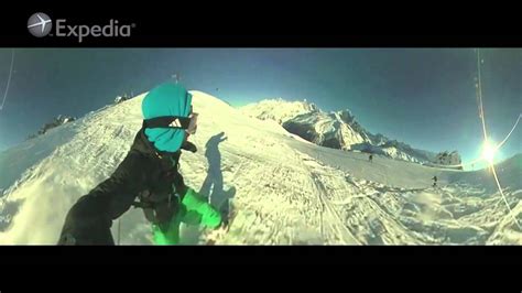 Snowboard à Chamonix - YouTube