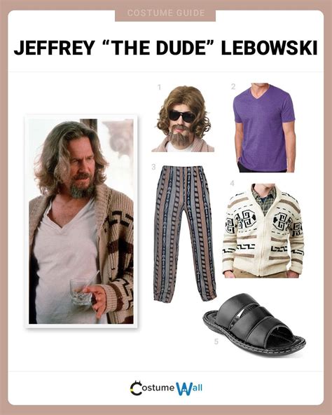 Dress Like Jeffrey “The Dude” Lebowski Costume | Halloween and Cosplay ...