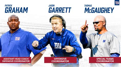 Giants coach Joe Judge names Jason Garrett, Patrick Graham, Thomas ...