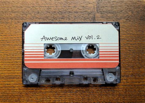 Awesome Mix Vol. 2 Cassette Prop Replica - Etsy