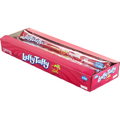 Laffy Taffy Cherry Candy Ropes, 0.81 oz, 24 count - Walmart.com