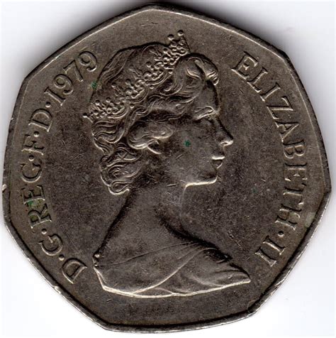 1979 50P COIN RARE COLLECTABLE OLD LARGE STYLE FIFTY PENCE (e) | eBay