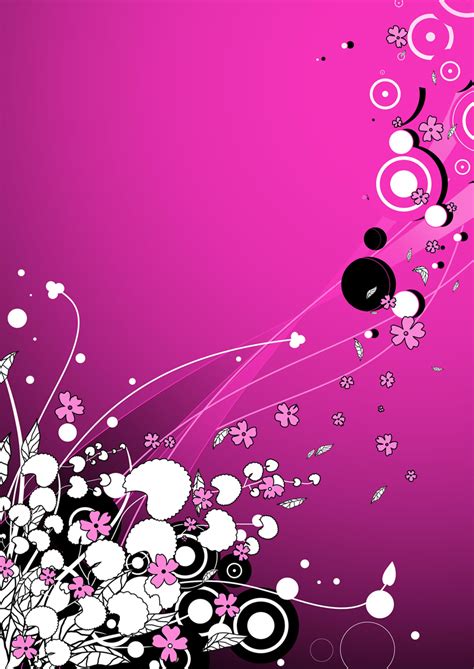 Pink Flower Background