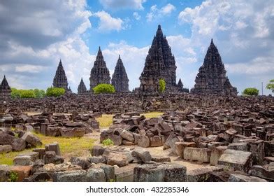 Ruins Hindu Temples Prambanan Java Island Stock Photo 432285346 ...