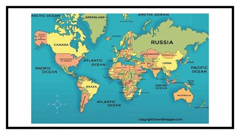 Printable Blank World Map With Countries Capitals [PDF], 43% OFF