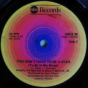 Marilyn McCoo & Billy Davis Jr. - You Don't Have To Be A Star (To Be In ...