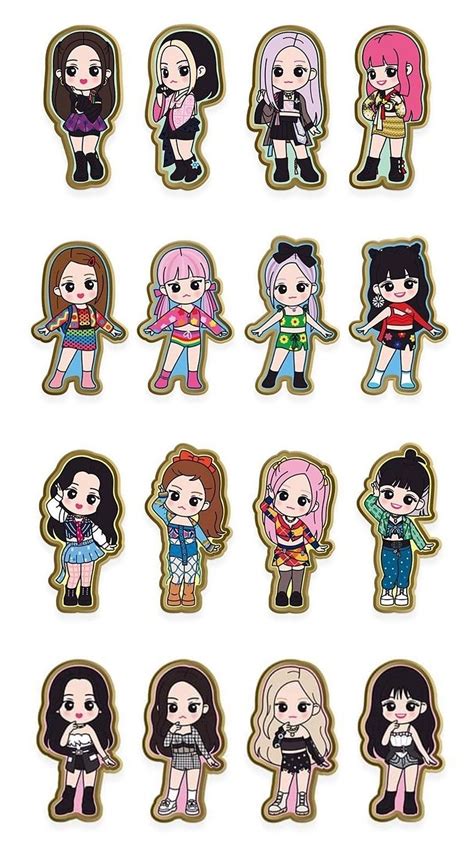 Các nhãn đáng yêu blackpink cute stickers Phổ biến nhất hiện nay